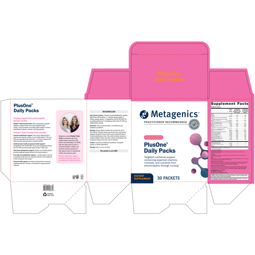 Metagenics PlusOne™ Daily Prenatal Packs - Image 2