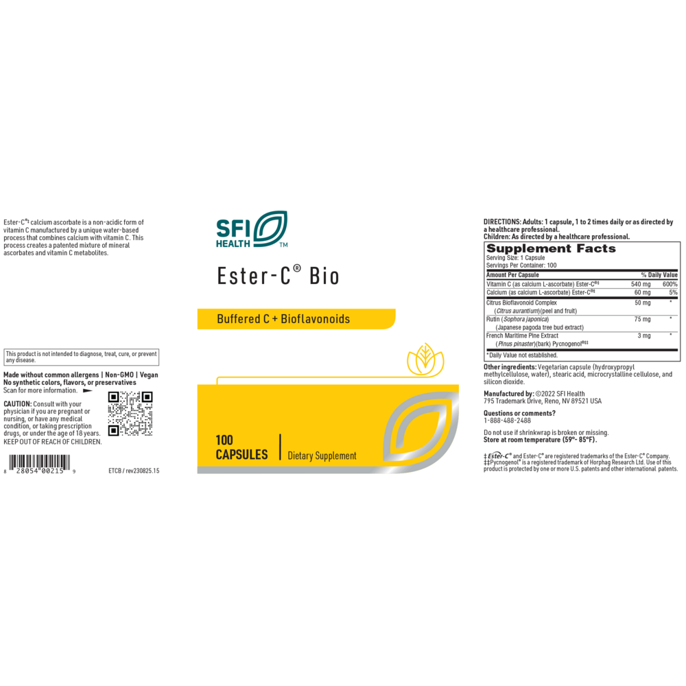 Klaire Labs/SFI Health Ester-C® Bio - Image 2