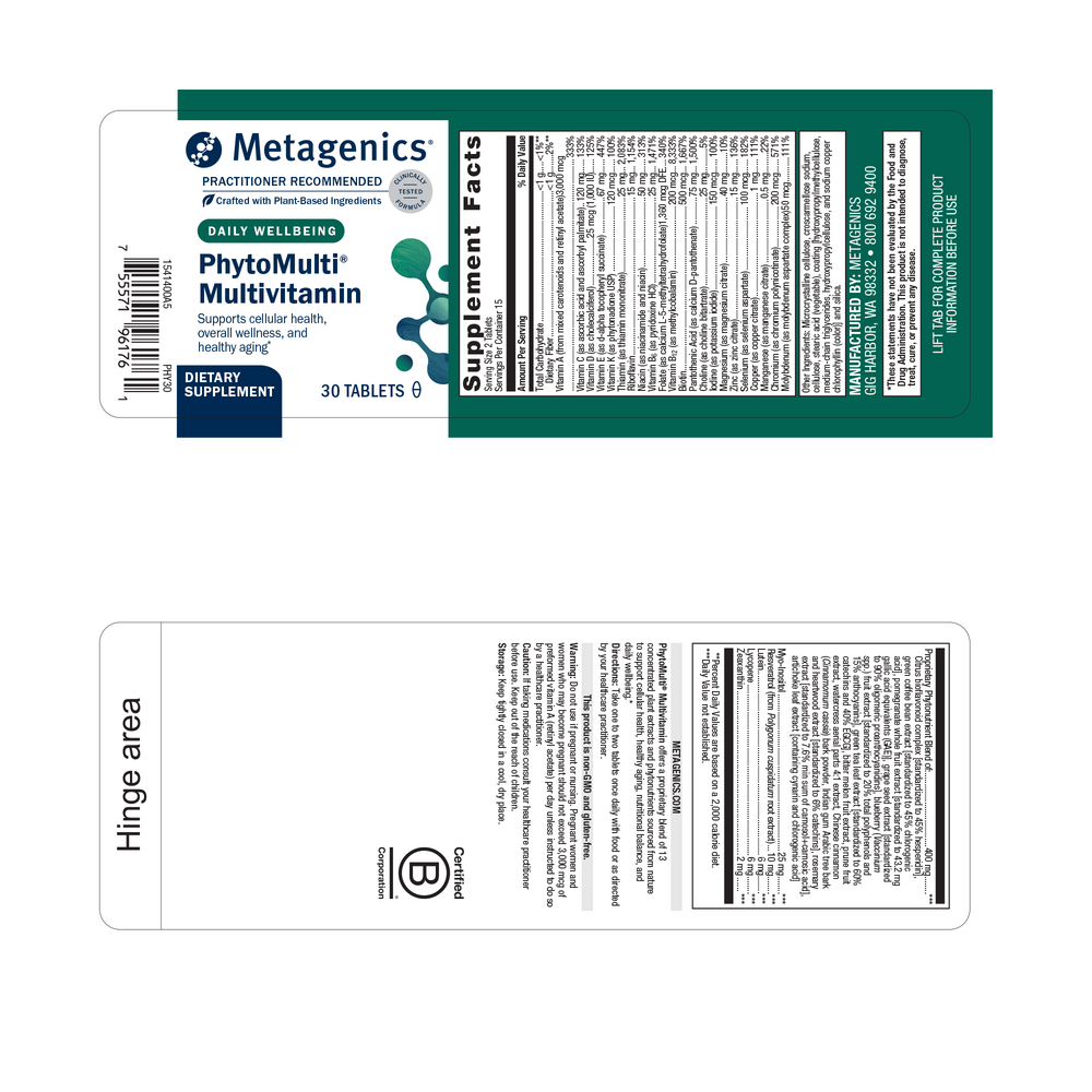 Metagenics PhytoMulti Multivitamin - Image 2