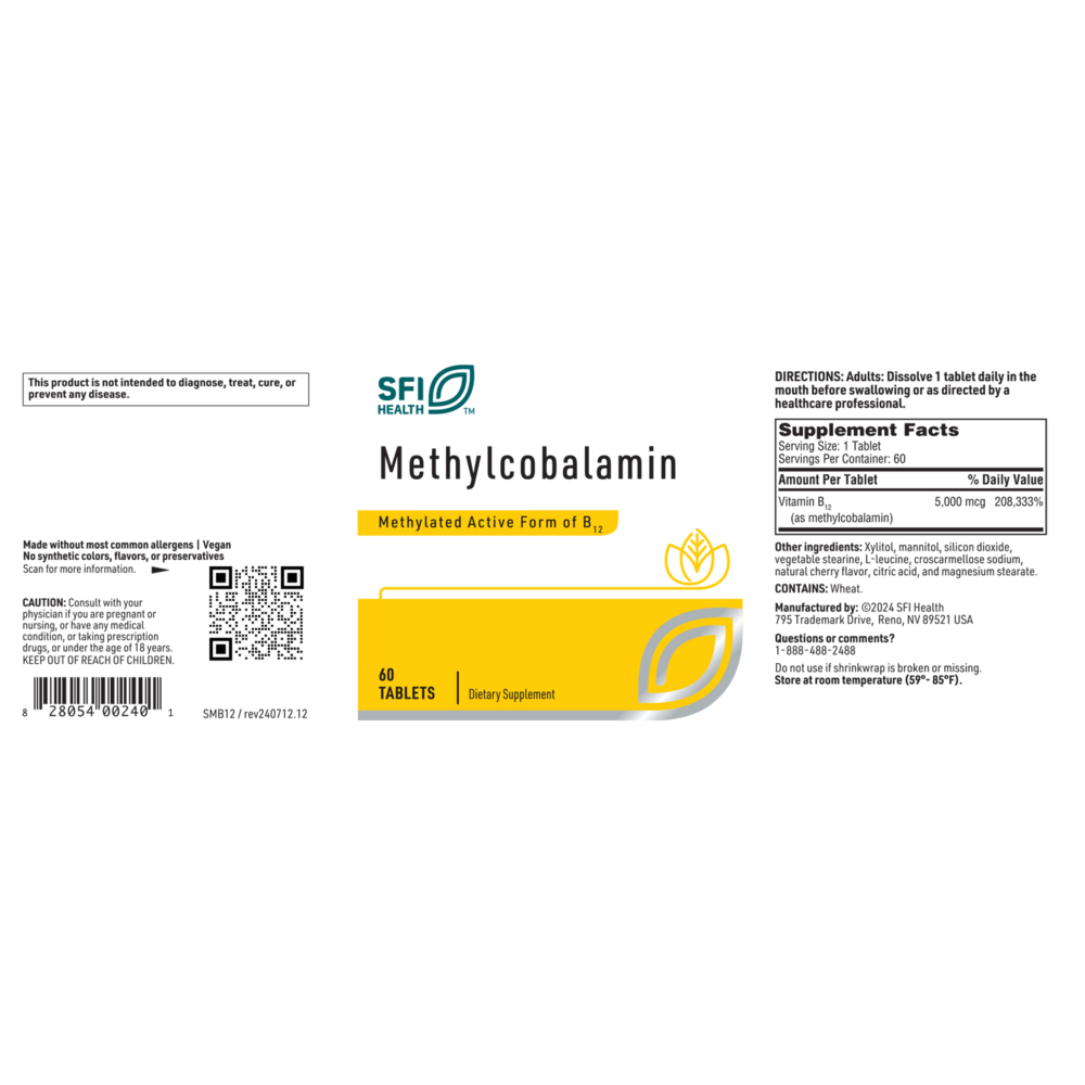 Klaire Labs/SFI Health Methylcobalamin - Image 2