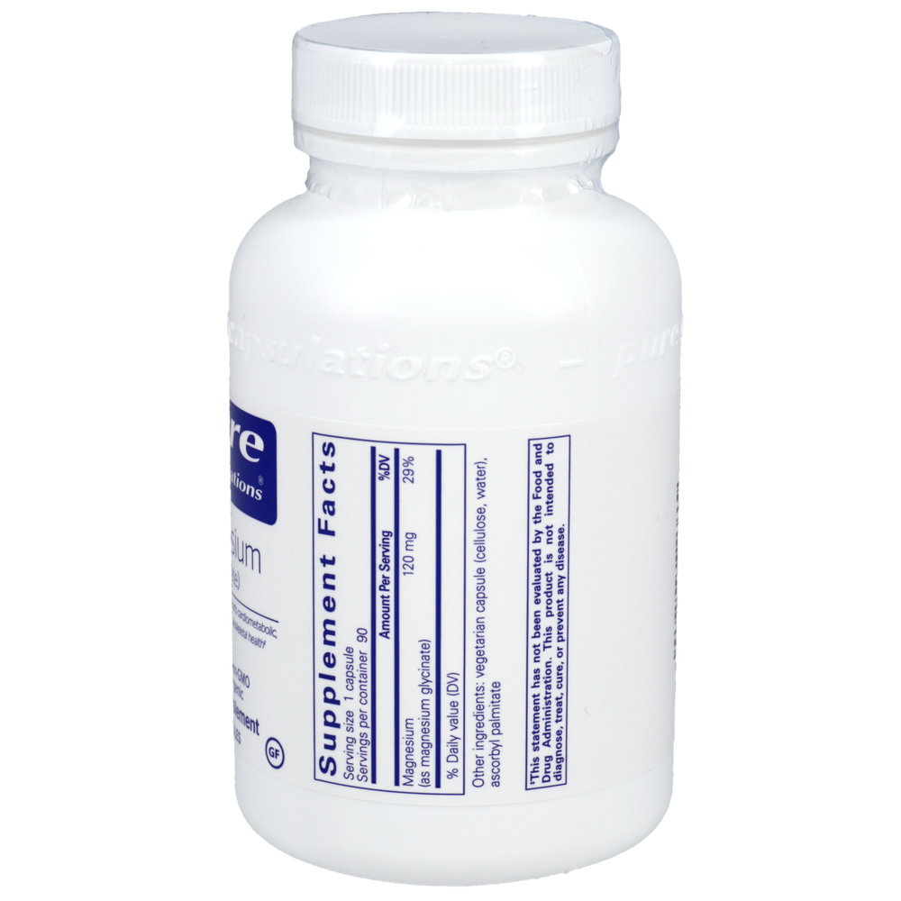 Pure Encapsulations Magnesium Glycinate, 120 mg - Image 2