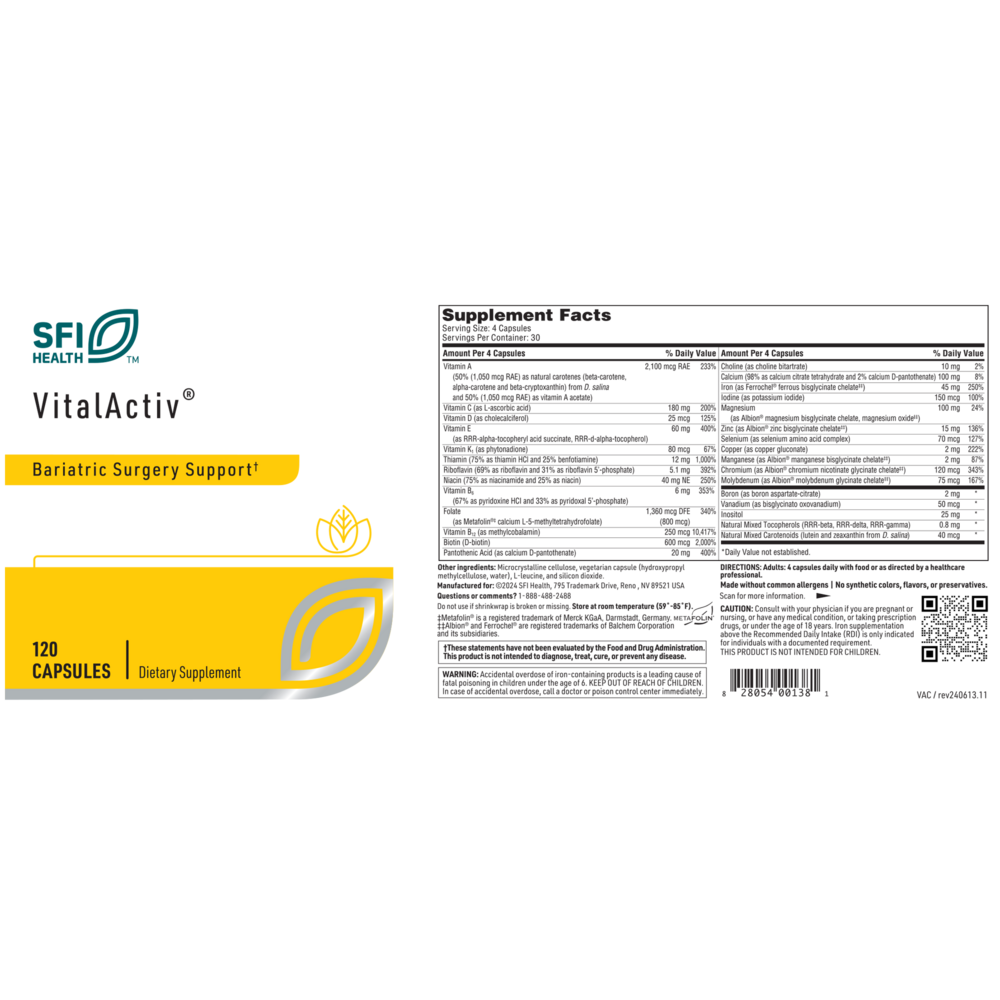 Klaire Labs/SFI Health VitalActiv® - Image 2
