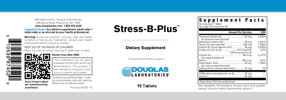 Douglas Labs Stress-B-Plus - Image 2