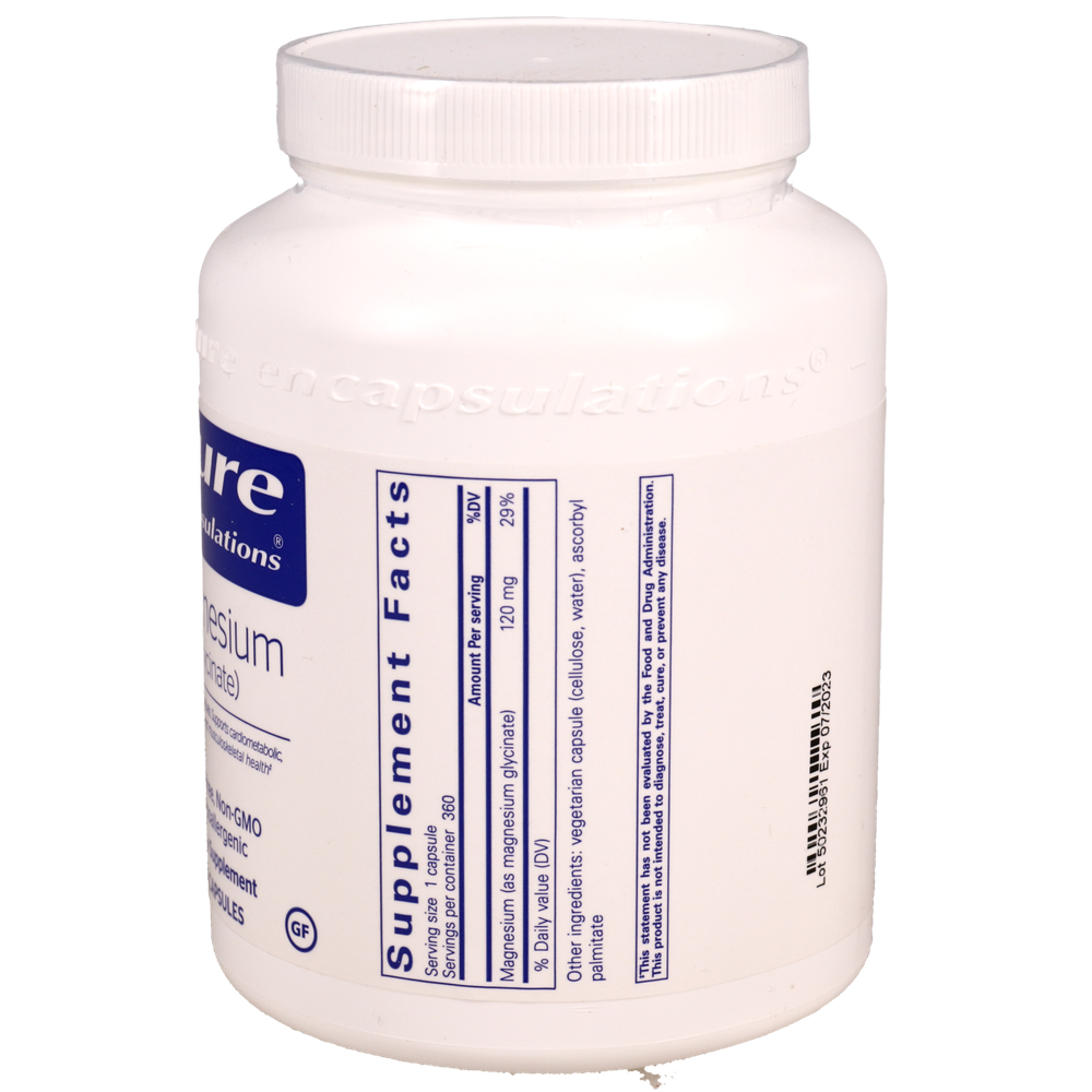 Pure Encapsulations Magnesium Glycinate, 120 mg - Image 8