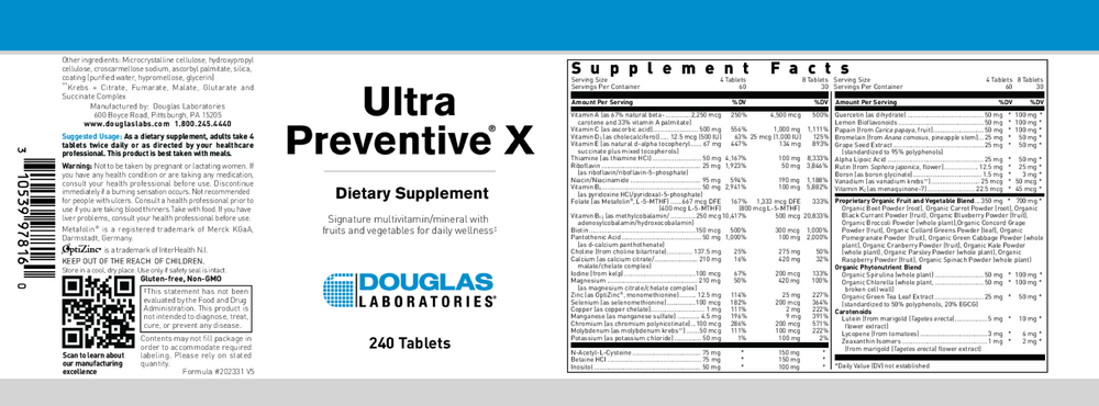 Douglas Labs Ultra Preventive X Tablets - Image 5