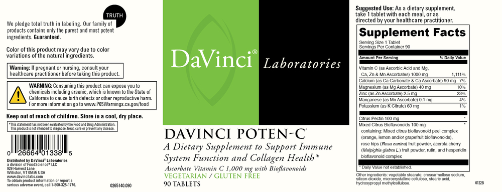 DaVinci Labs DaVinci Poten-C® (California Only) - Image 2
