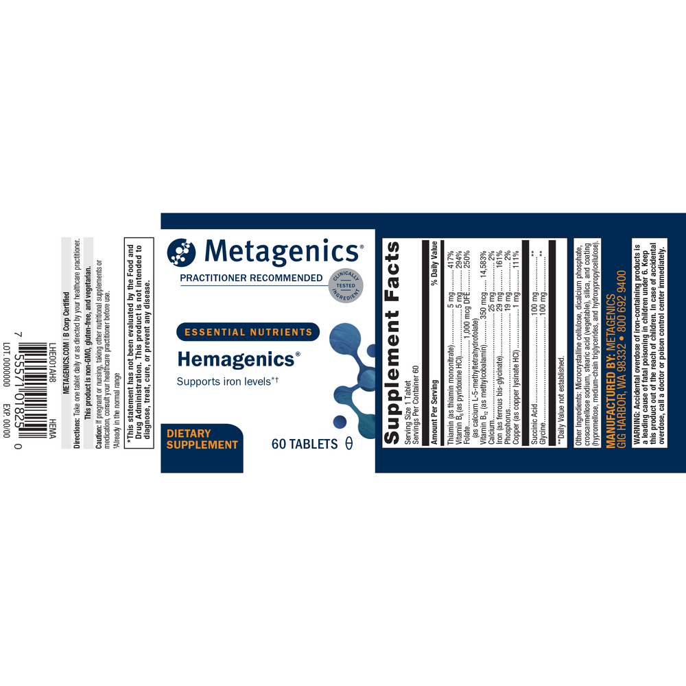 Metagenics Hemagenics® - Image 2
