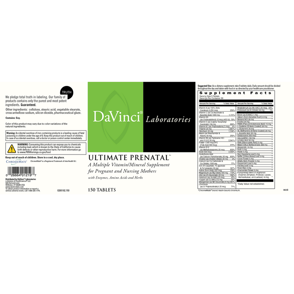 DaVinci Labs Ultimate Prenatal (California Only) - Image 2
