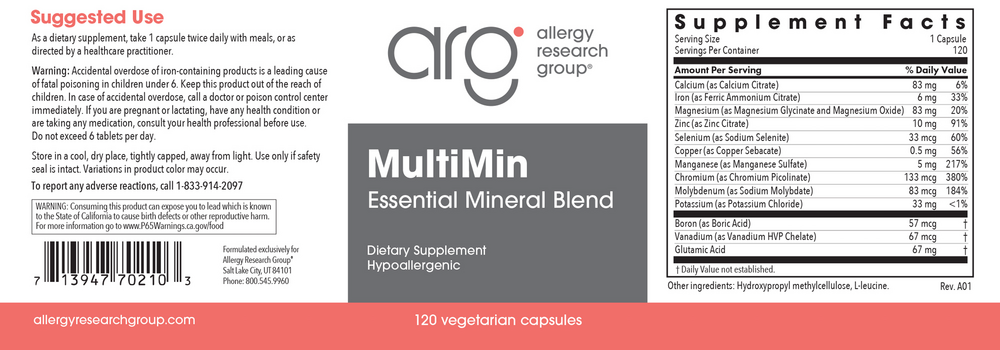 Allergy Research Group MultiMin - Image 2