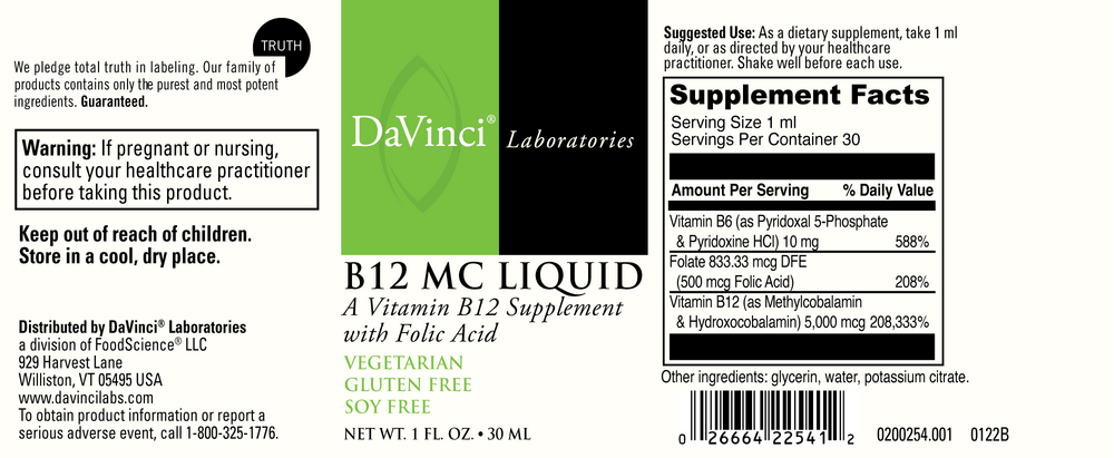 DaVinci Labs B12 MC Liquid - Image 2