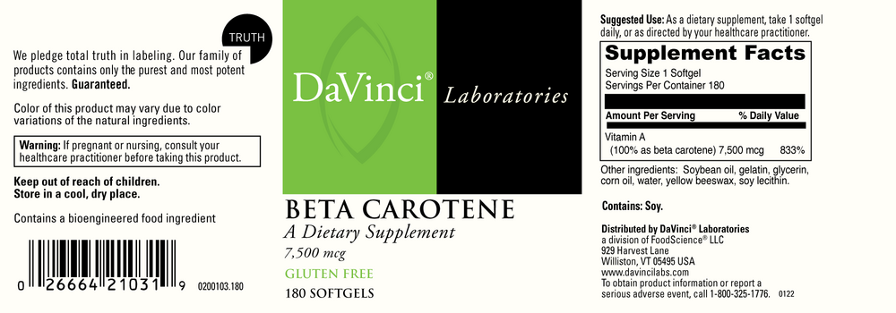 DaVinci Labs Beta Carotene - Image 5