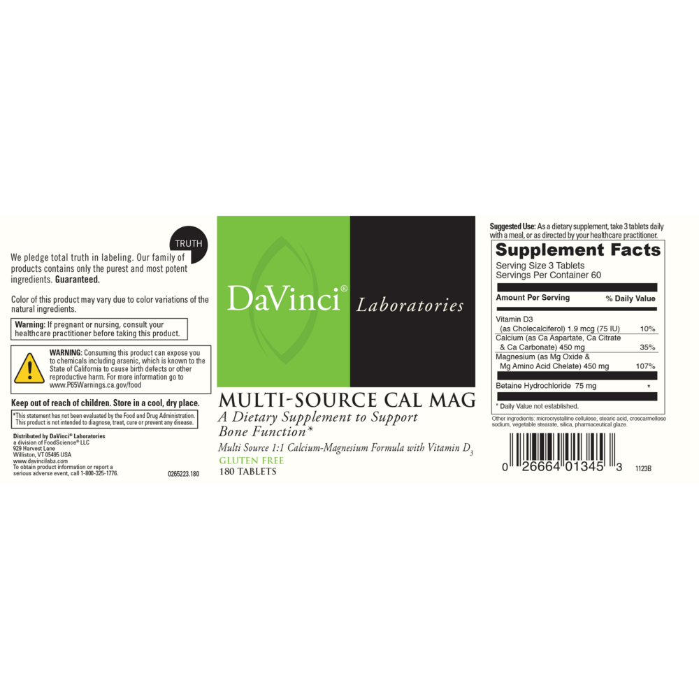 DaVinci Labs Multi-Source Cal Mag (California Only) - Image 5
