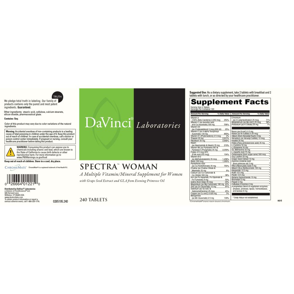 DaVinci Labs Spectra Woman (California Only) - Image 2