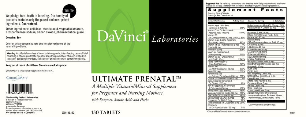 DaVinci Labs Ultimate Prenatal - Image 2