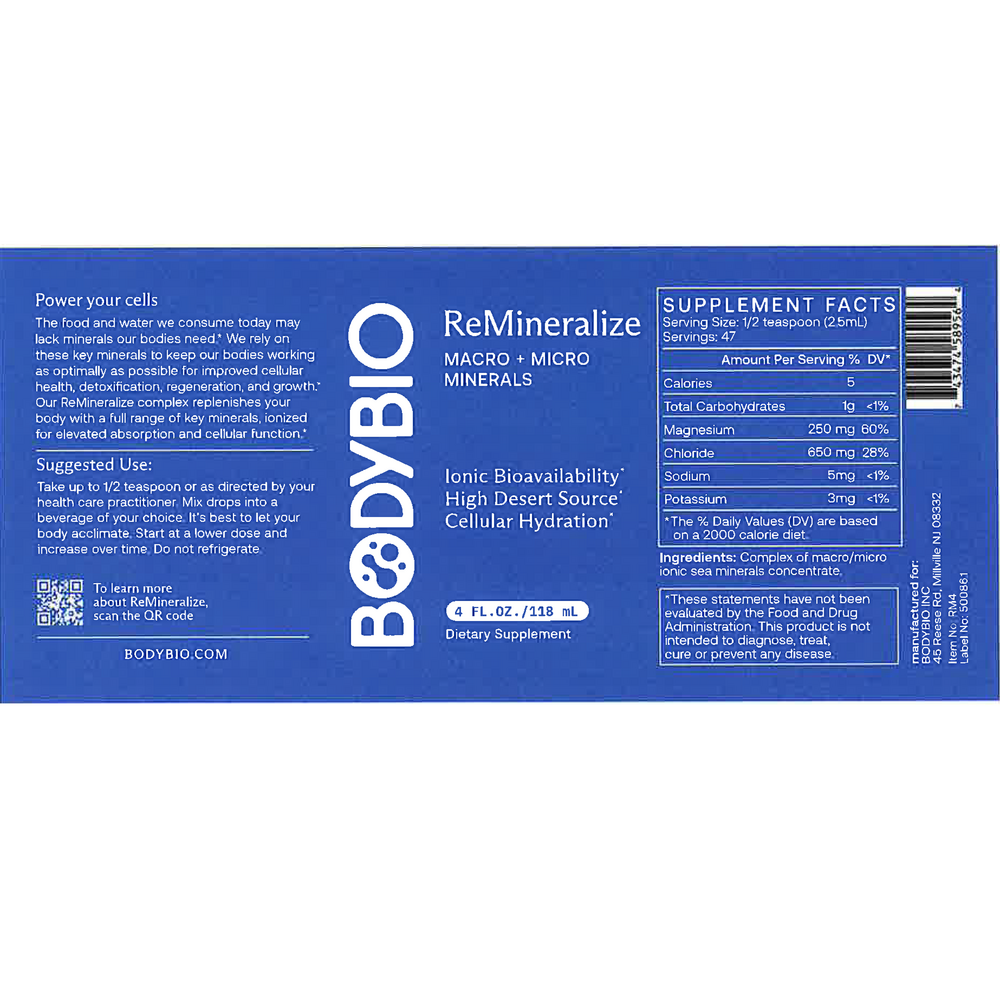 Body Bio Remineralize Macro + Micro Minerals - Image 2