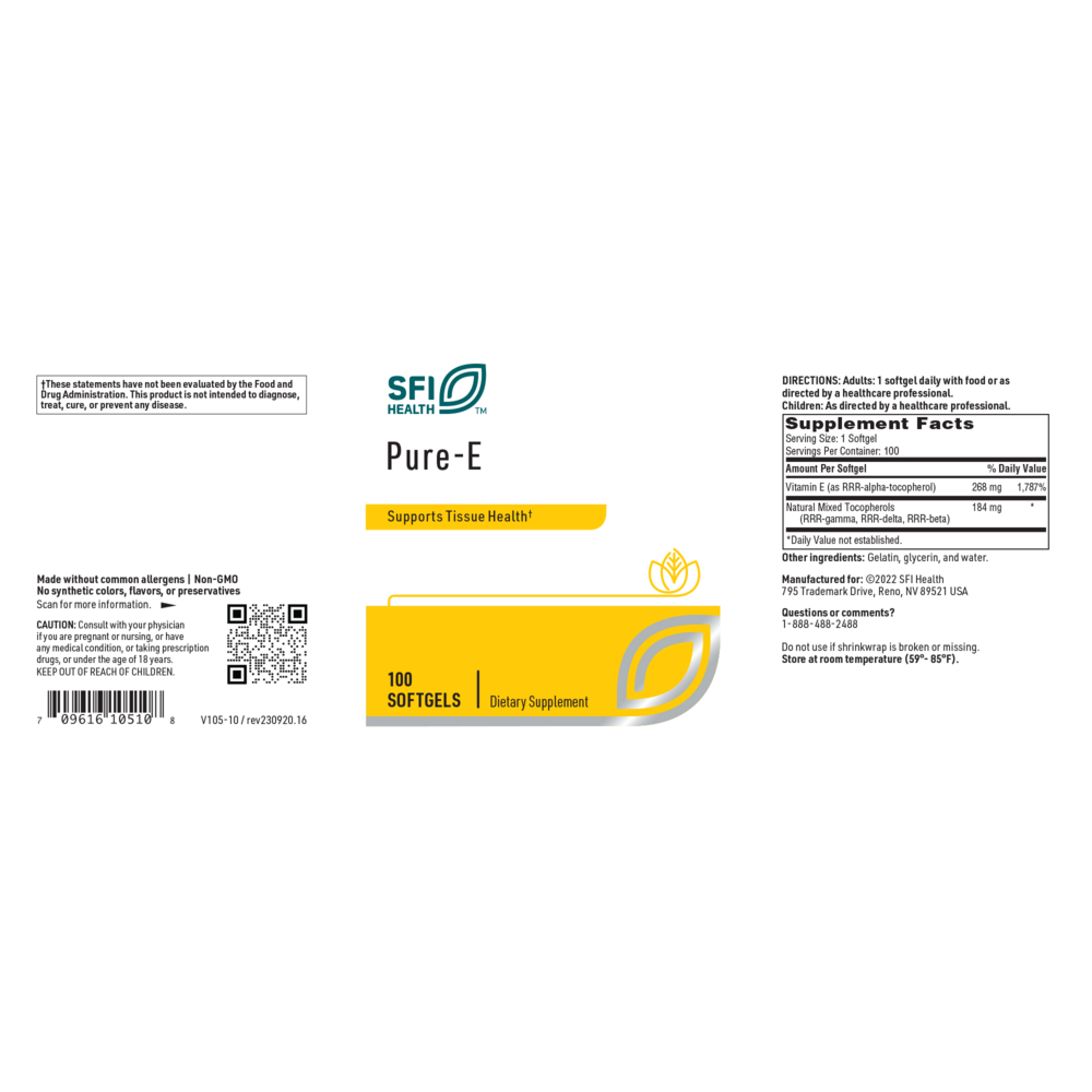 Klaire Labs/SFI Health Pure E 400IU - Image 2