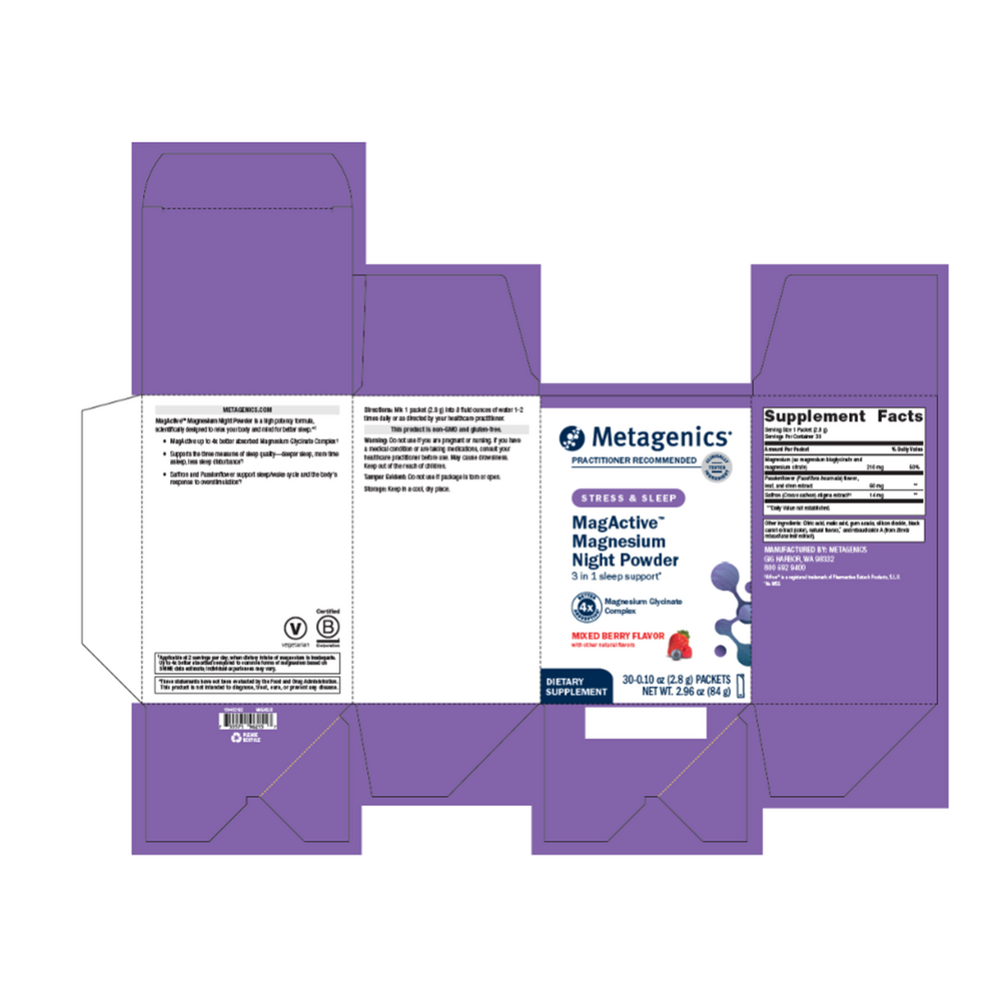 Metagenics MagActive Magnesium Night Powder - Image 2