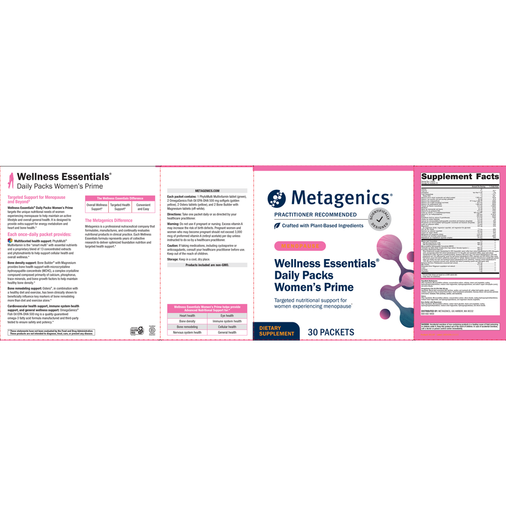 Metagenics Wellness Essentials® Women's Prime - Image 2