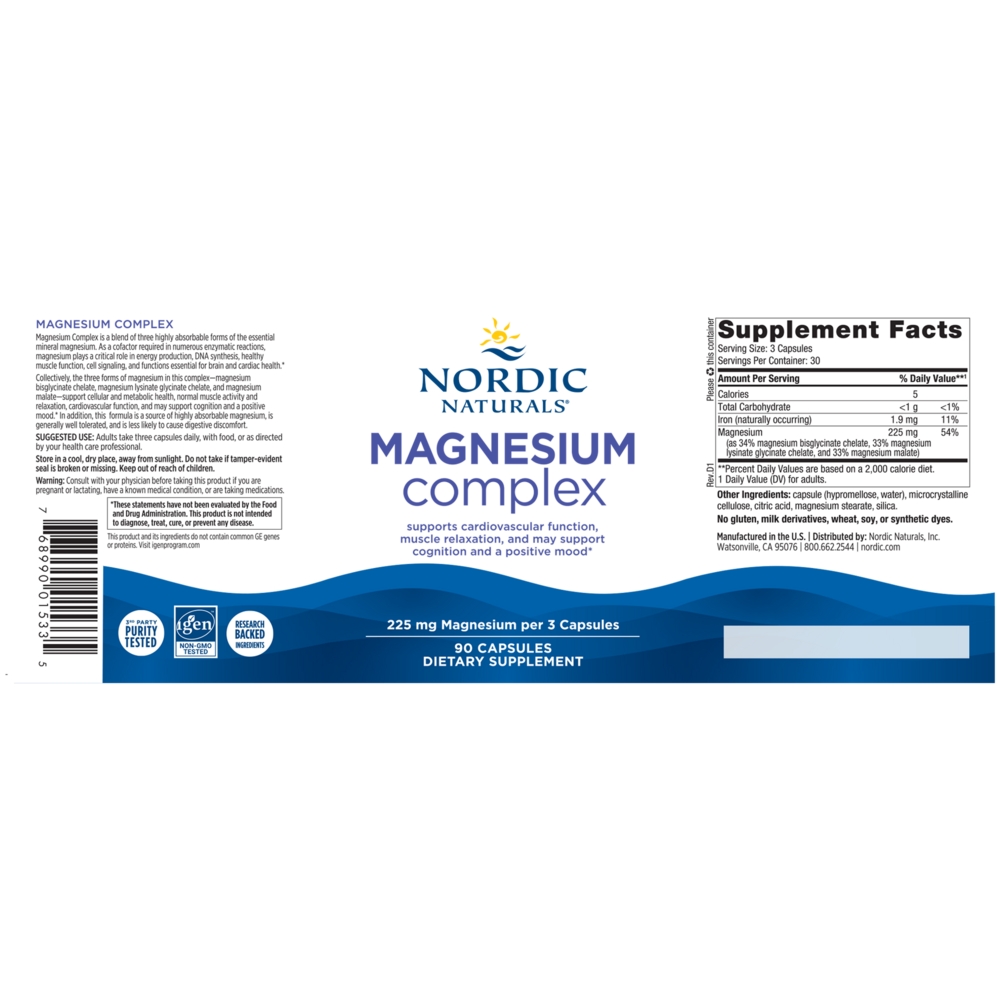 Nordic Naturals Magnesium Complex - Image 2