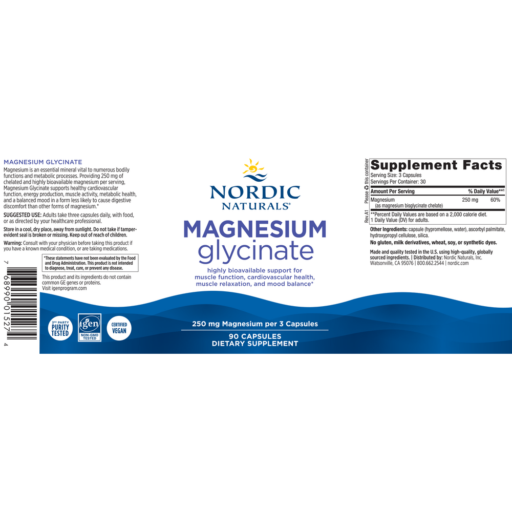Nordic Naturals Magnesium Glycinate - Image 2