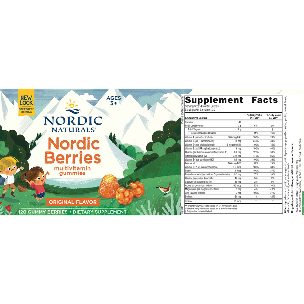 Nordic Naturals Nordic Berries Multivitamin Gummies - Image 2