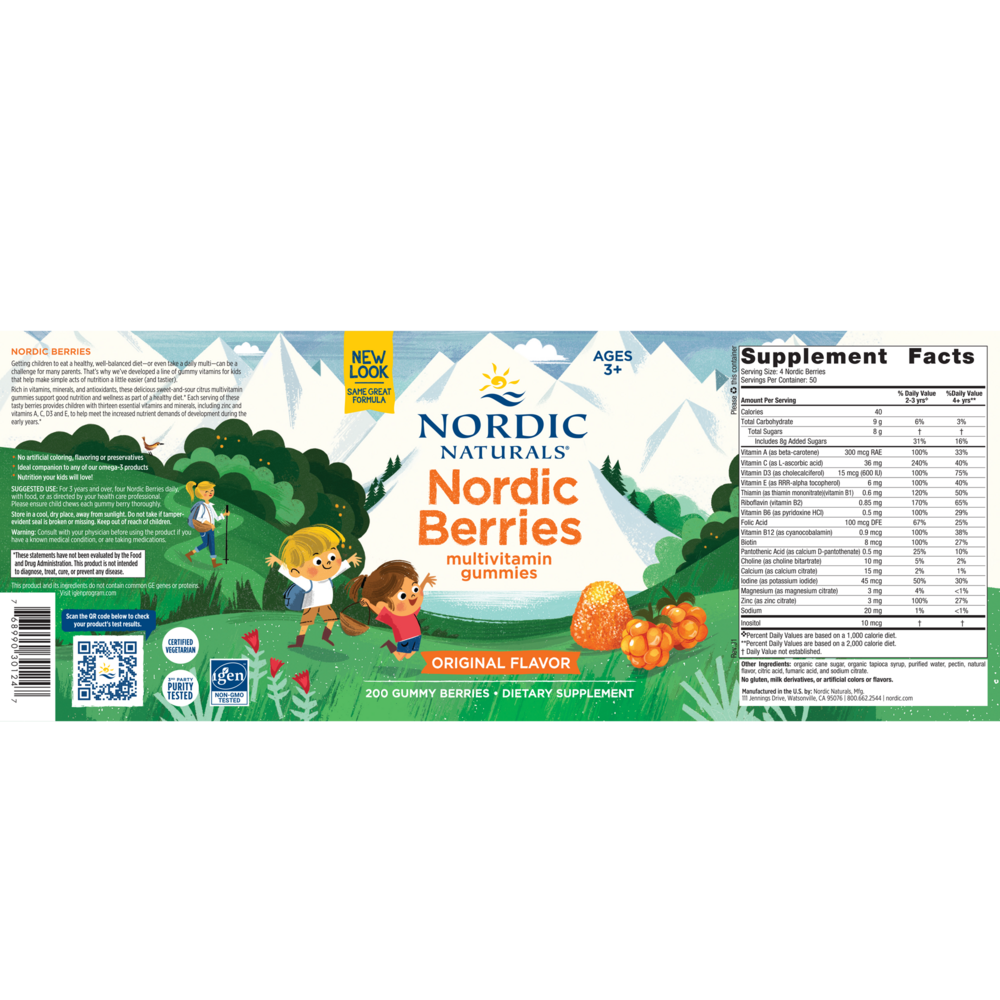 Nordic Naturals Nordic Berries Multivitamin Gummies - Image 4