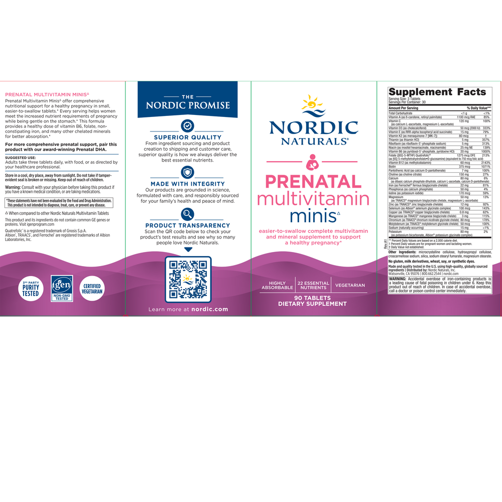 Nordic Naturals Prenatal Multivitamin Minis - Image 2