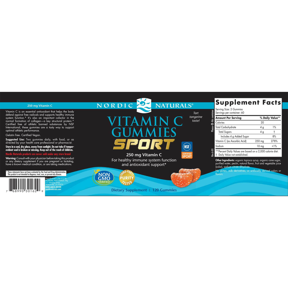 Nordic Naturals Vitamin C Gummies Sport - Image 2