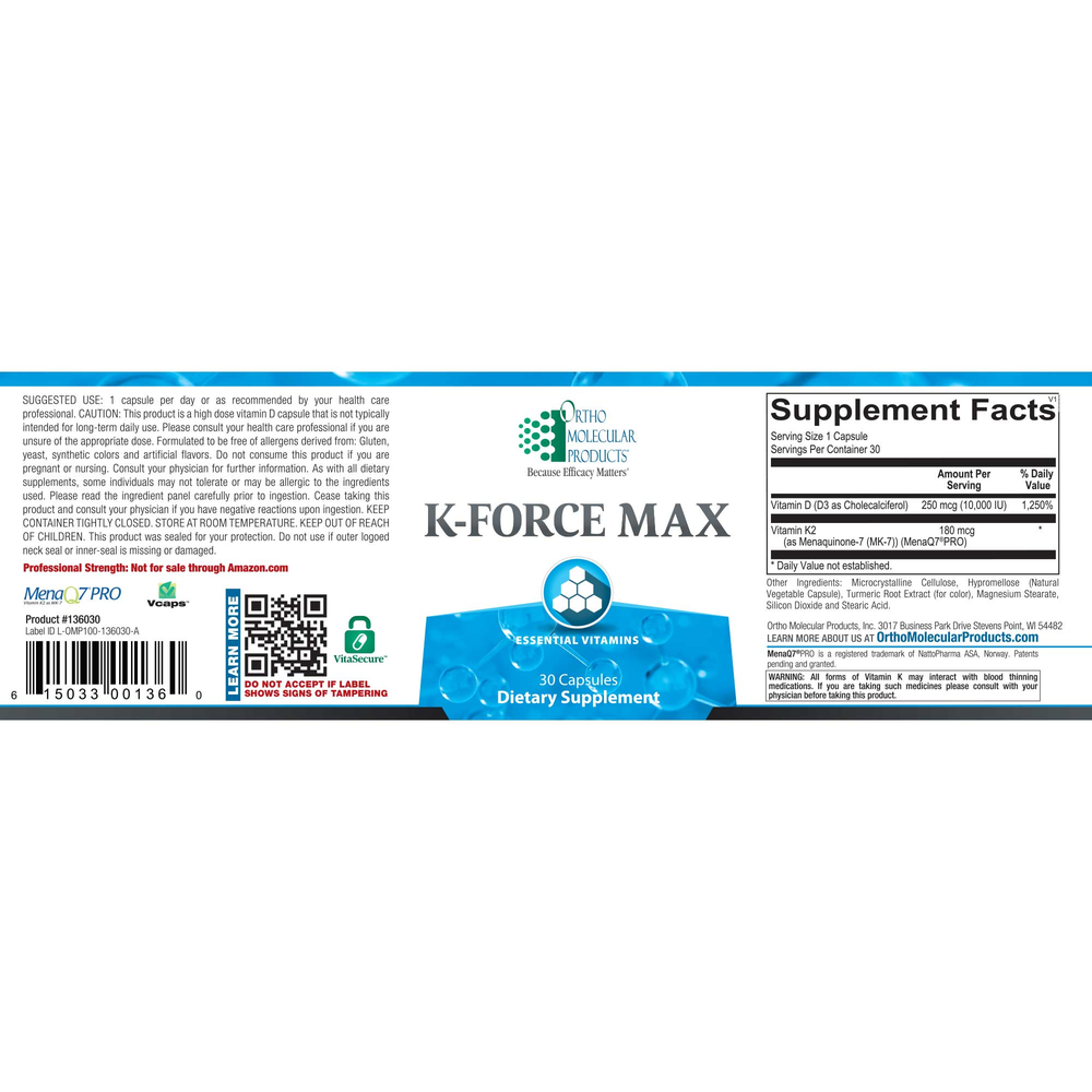 Ortho Molecular Products K-Force MAX - Image 2