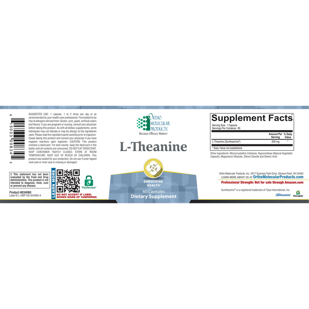 Ortho Molecular Products L-Theanine - Image 2