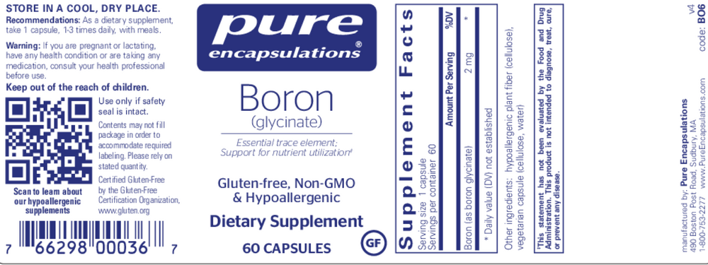 Pure Encapsulations Boron (Glycinate) - Image 2