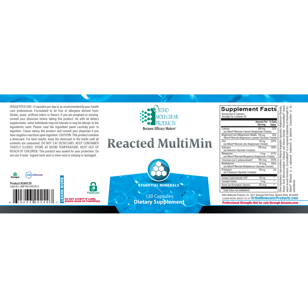 Ortho Molecular Products Reacted Multimin - Image 2