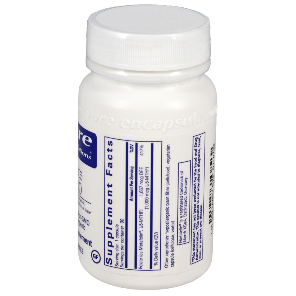 Pure Encapsulations Folate 1000 - Image 2