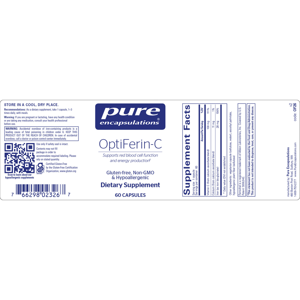 Pure Encapsulations Optiferin-C - Image 2