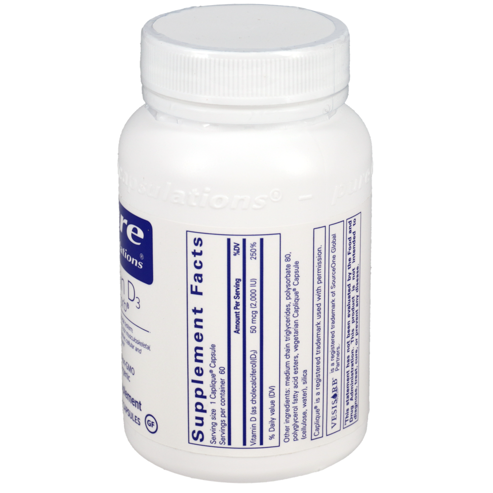 Pure Encapsulations Vitamin D3 VESIsorb - Image 2