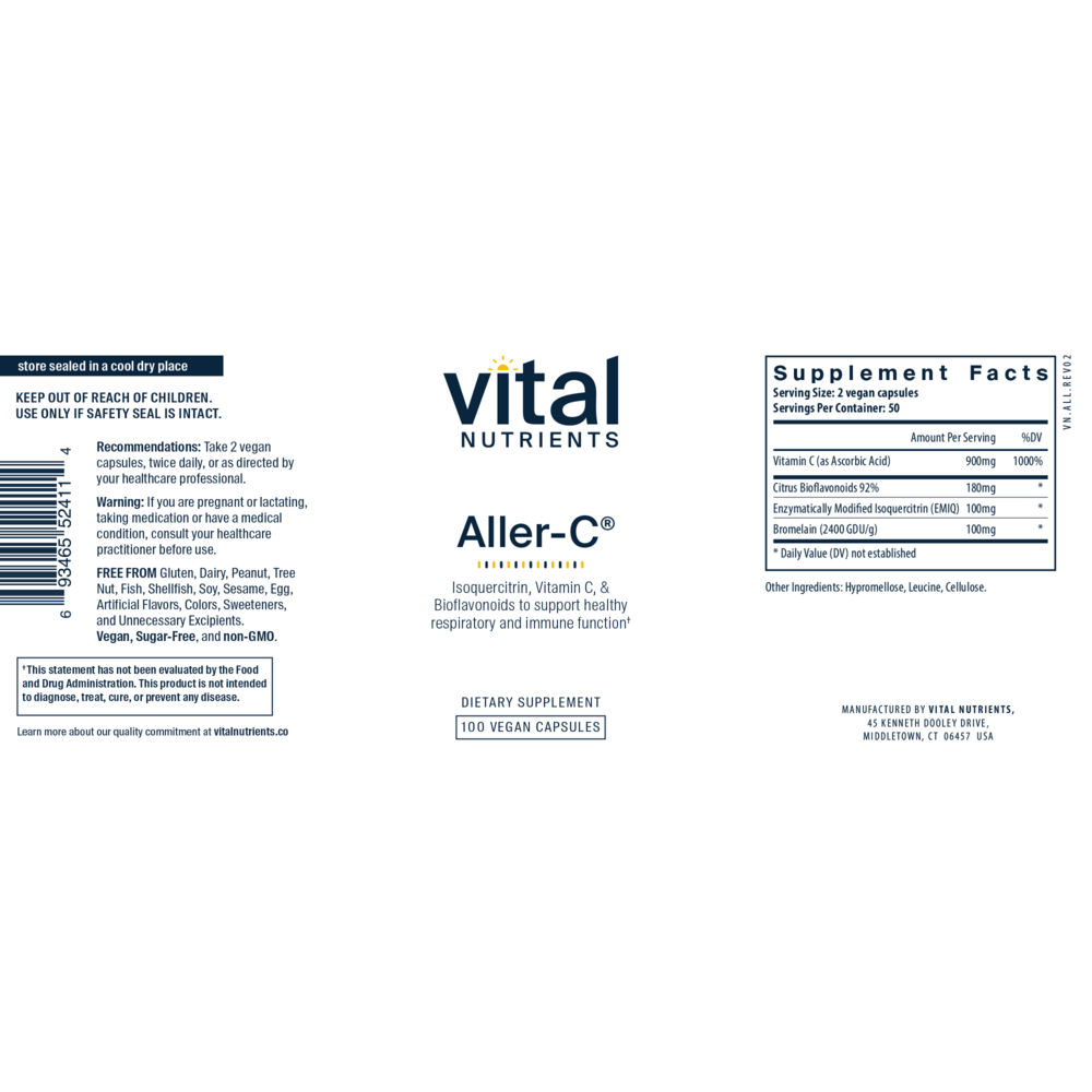 Vital Nutrients Aller-C (California Only) - Image 2