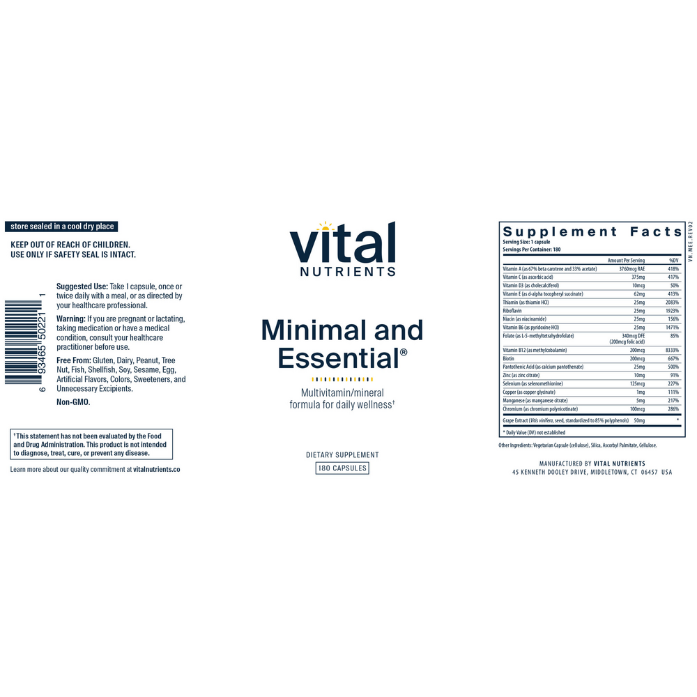 Vital Nutrients Minimal and Essential - Image 5
