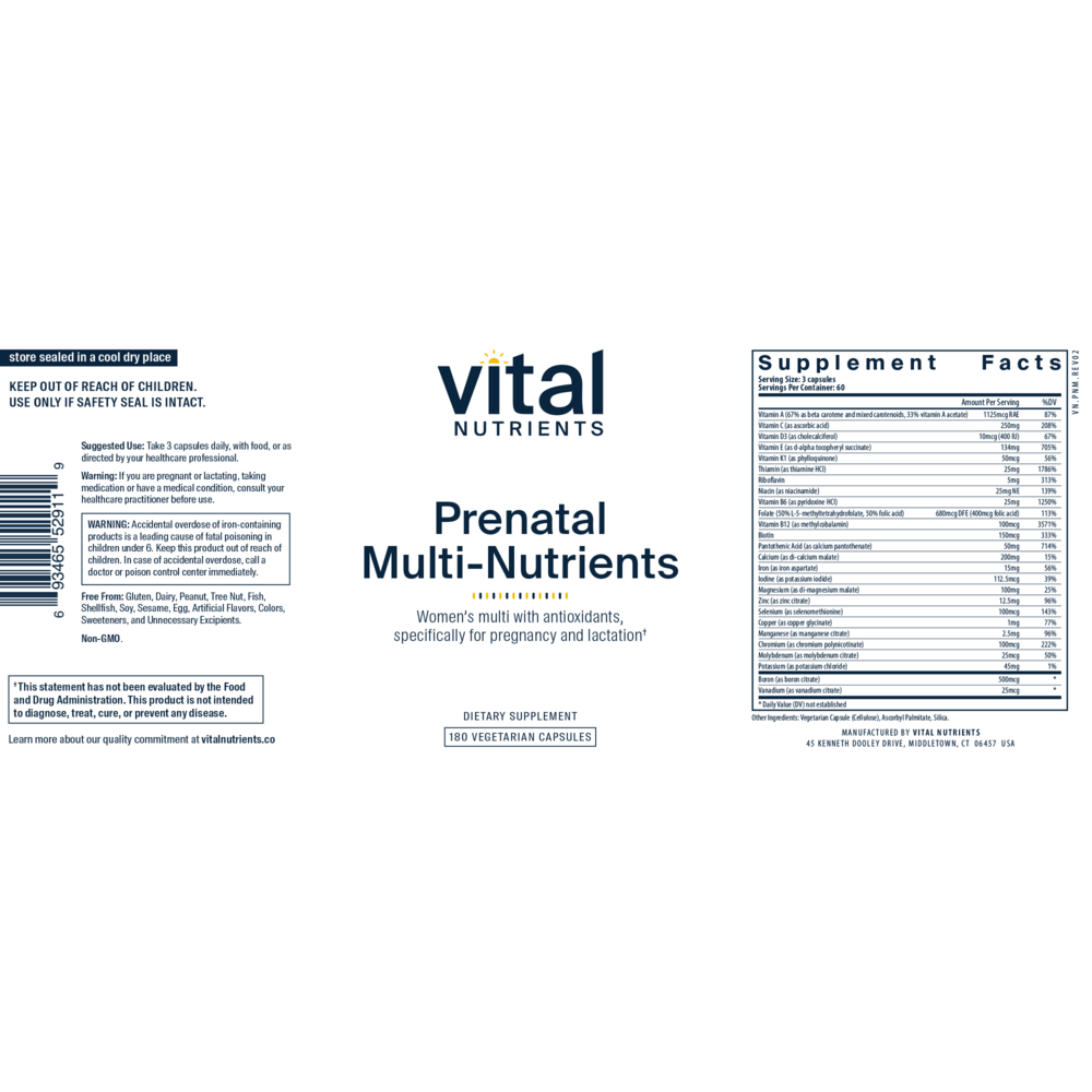 Vital Nutrients PreNatal Multi-Nutrients - Image 2