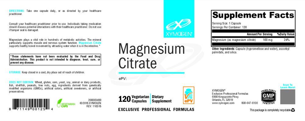 XYMOGEN Magnesium Citrate - Image 2