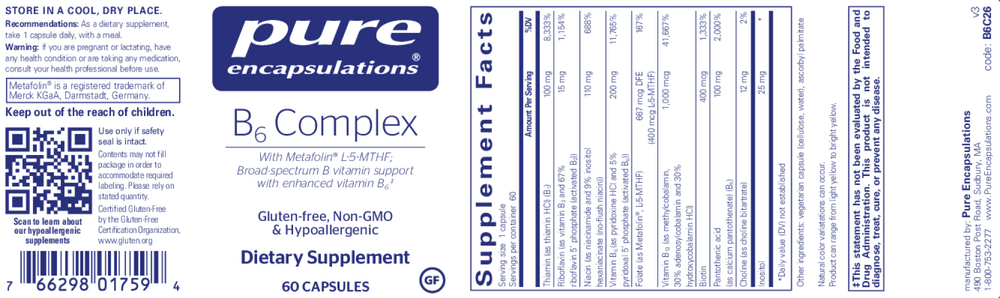 Pure Encapsulations B6 Complex - Image 2