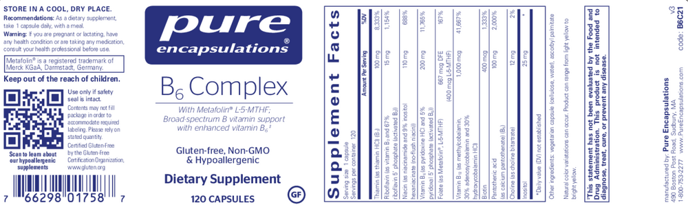Pure Encapsulations B6 Complex - Image 5