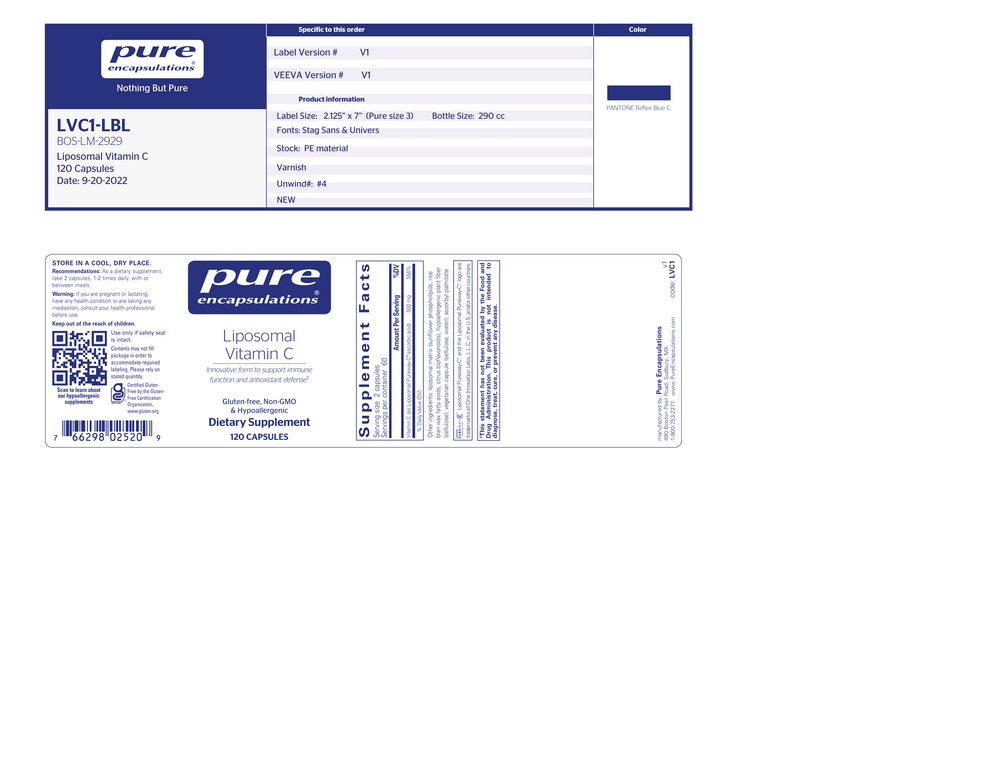 Pure Encapsulations Liposomal Vitamin C - Image 2