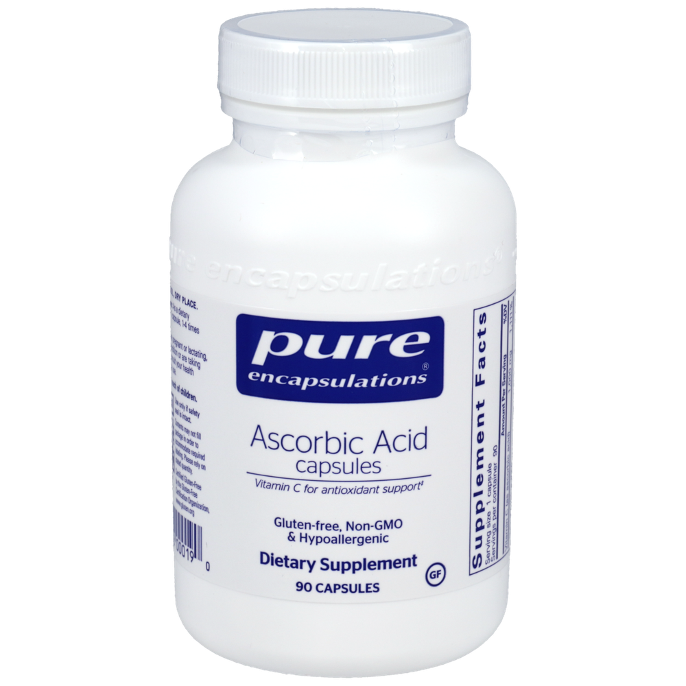Pure Encapsulations Ascorbic Acid capsules