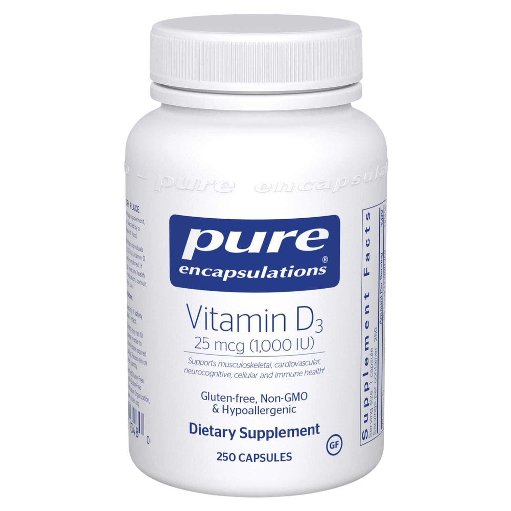 Pure Encapsulations Vitamin D3 25mcg (1,000IU) - Image 7