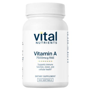 Vital Nutrients Vitamin A 7500mcg RAE