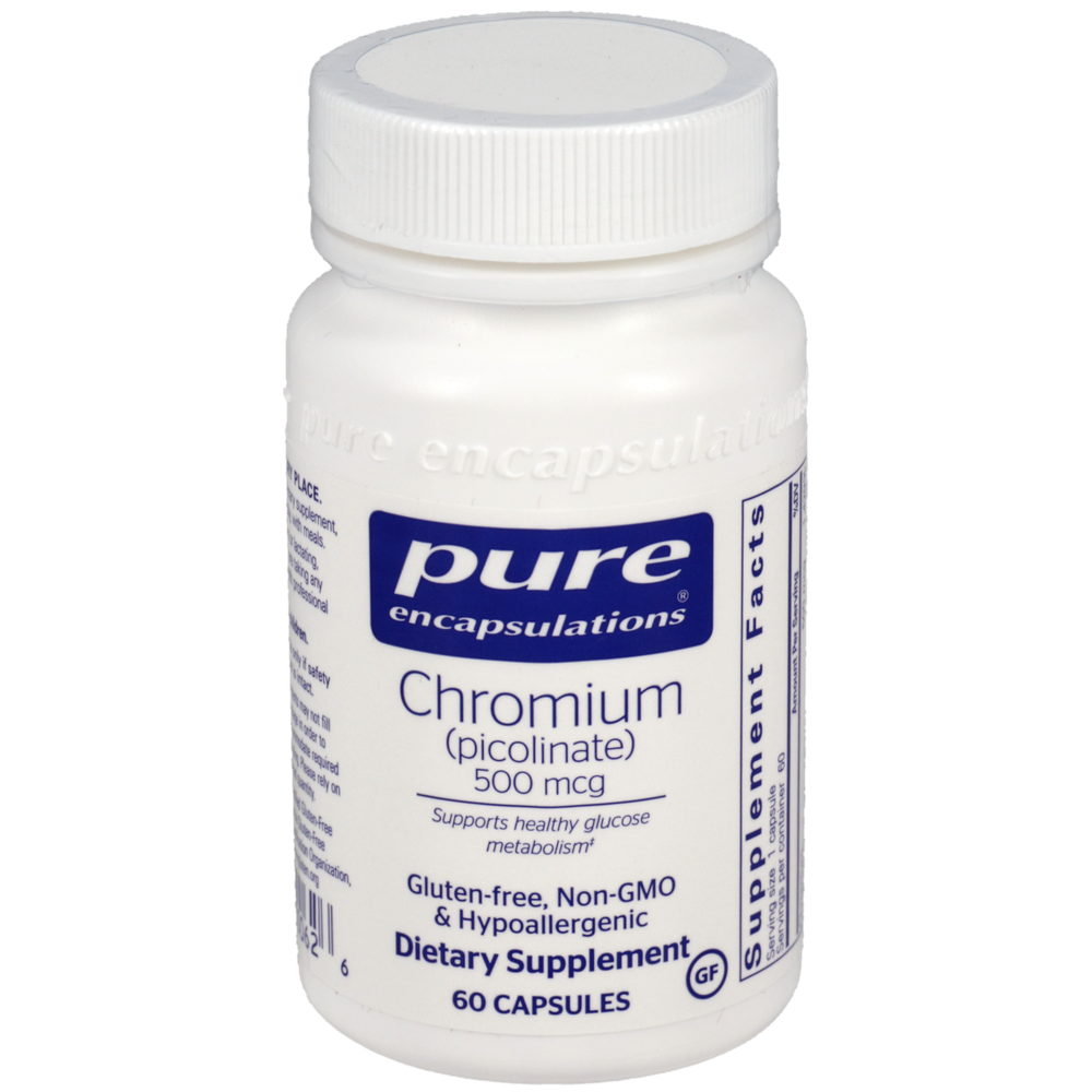 Pure Encapsulations Chromium (Picolinate) 500mcg
