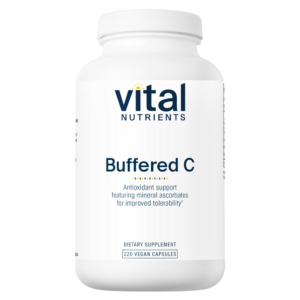 Vital Nutrients Buffered C 500mg Gentle Vitamin C for sensitive individuals*