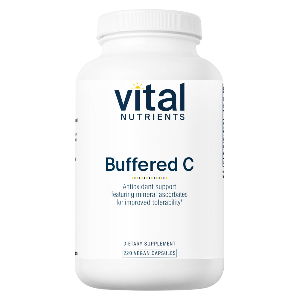Vital Nutrients Buffered C 500mg Gentle Vitamin C for sensitive individuals*