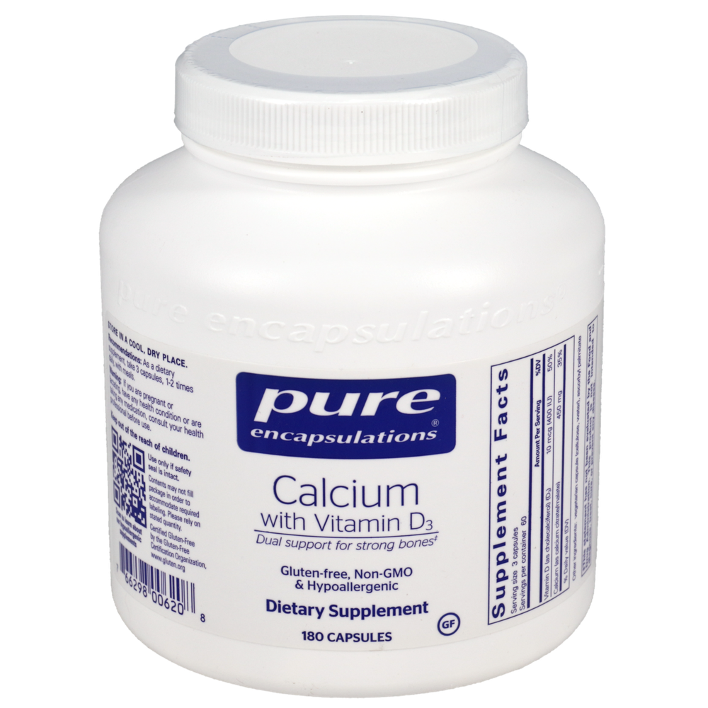 Pure Encapsulations Calcium With Vitamin D3