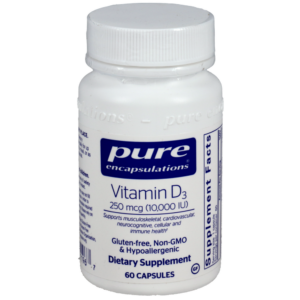 Pure Encapsulations Vitamin D3 250mcg (10,000IU)